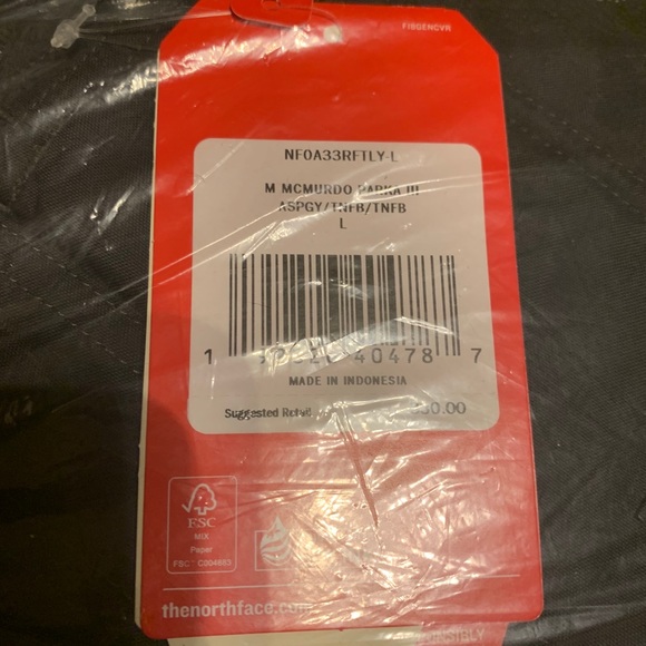 North Face Tan McMurdo Parka. Size L - Picture 8 of 8